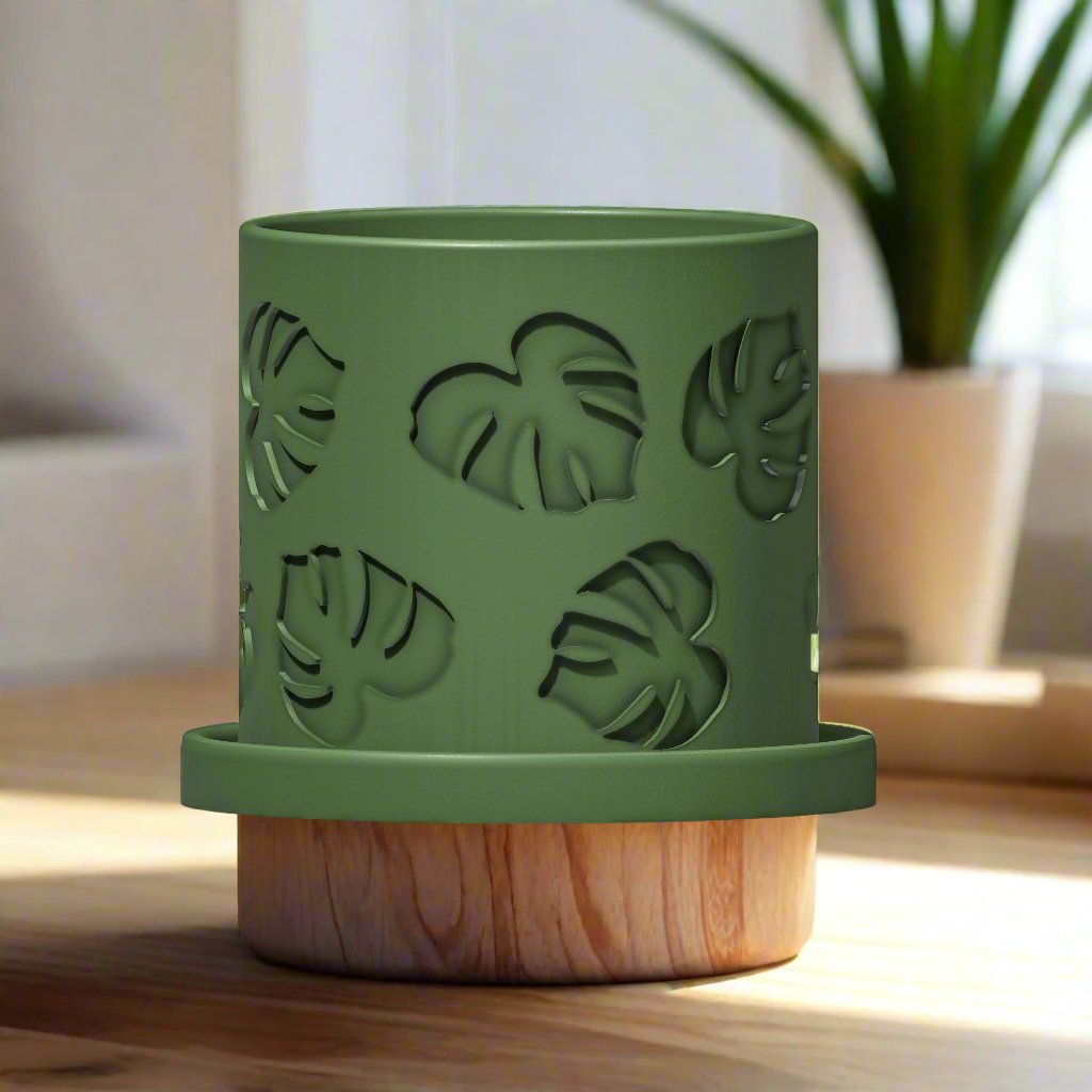 Monstera Leaf Planter, view 5