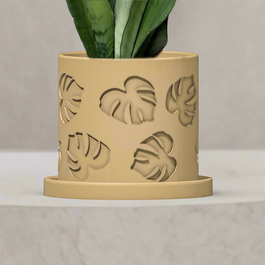 Monstera Leaf Planter, view 6