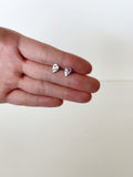 Monstera Adansonii Metal Stud Earrings, view 6
