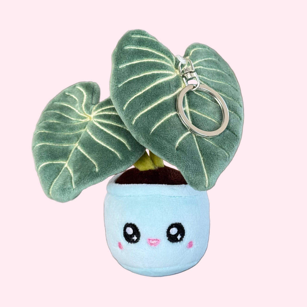 Philodendron Gloriosum plush keychain, view 5