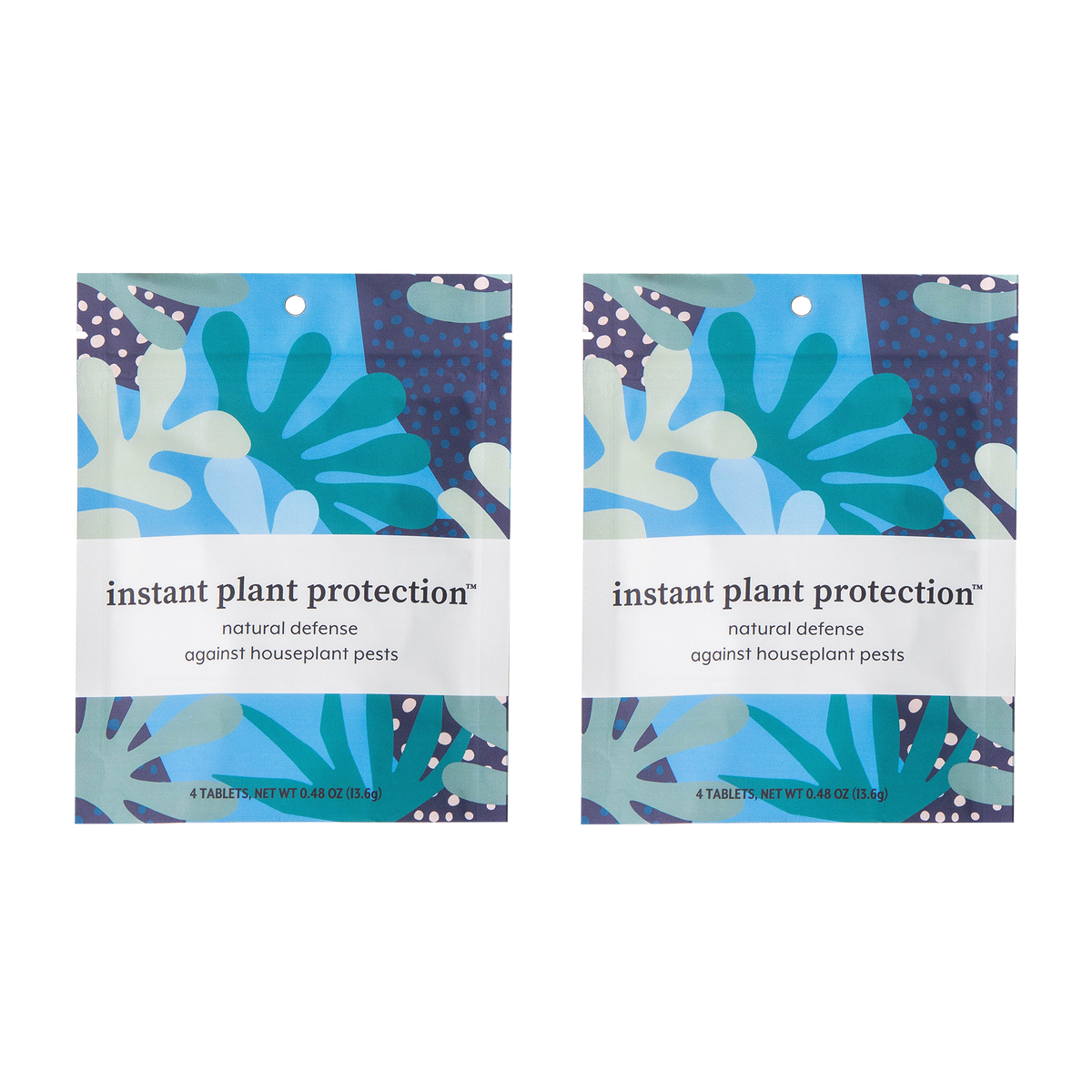 Instant Plant Protection Tablets – 2 Pouches (4 Tablets per Pouch) - Natural Pest Control for HOUSEPLANTS