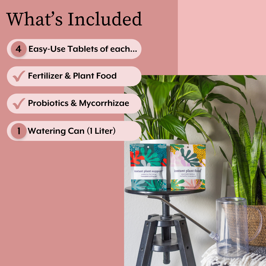 The Houseplant GROW Bundle (Plant Food + ProBiotics + Watering Can), view 6