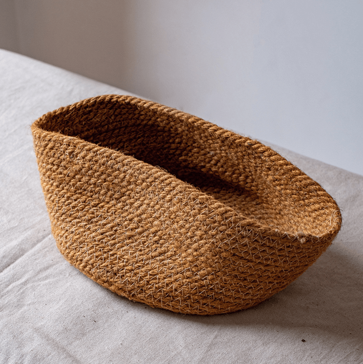 Cotton Rope Woven Basket Desktop Organizer, view 7
