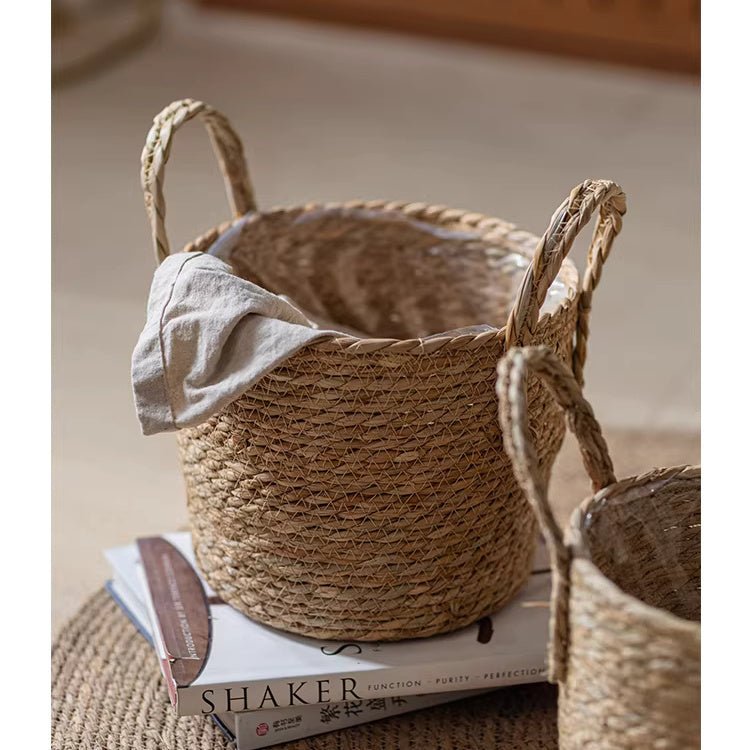 French Country Woven Planter Basket, view 5