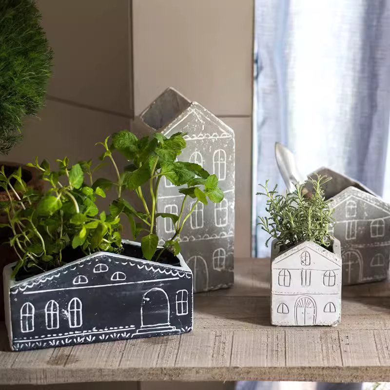 TinyHome Clay Planters, view 4