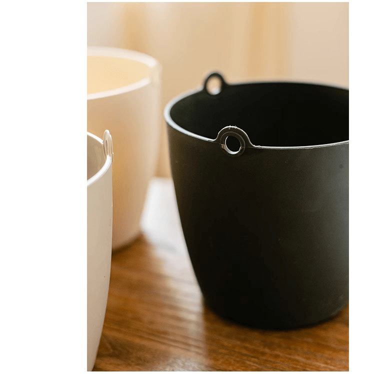Modern Resin Hanging Planter for Artificial Plants, view 4