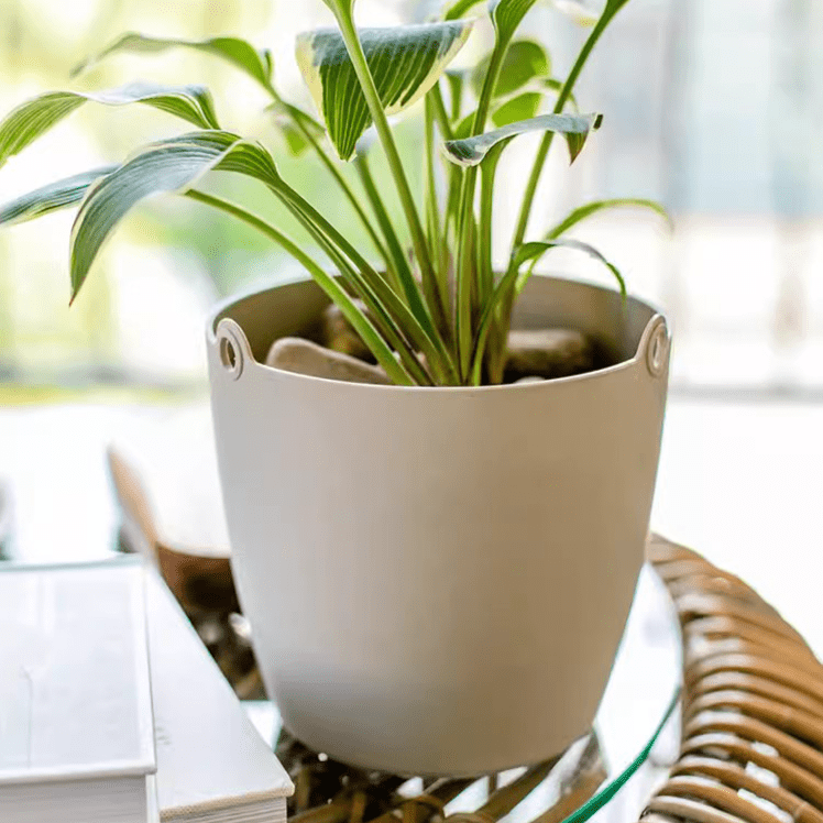 Modern Resin Hanging Planter for Artificial Plants, view 8