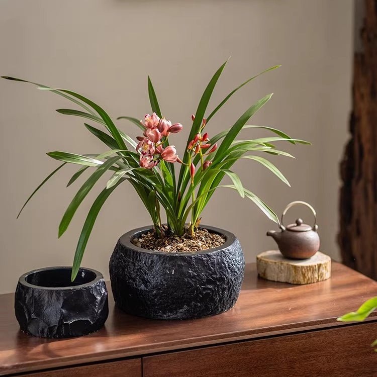 Mesa Cement Pot Planter, view 7