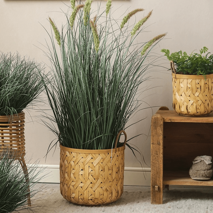 Bamboo Woven Storage Basket, view 4
