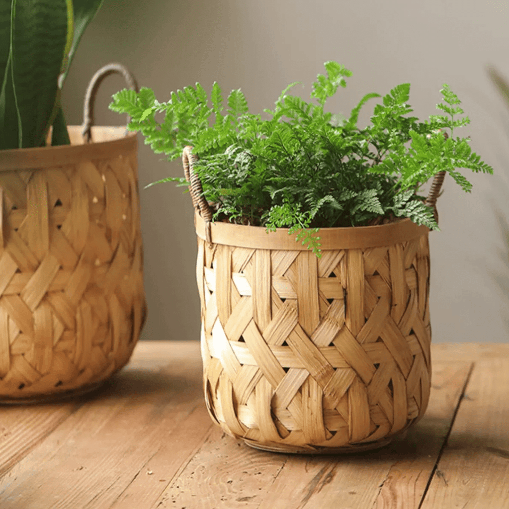 Bamboo Woven Storage Basket, view 5