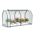 47.5 x 21.5 x 24 Inch Mini Greenhouse with Roll-up Zipper Door, view 3