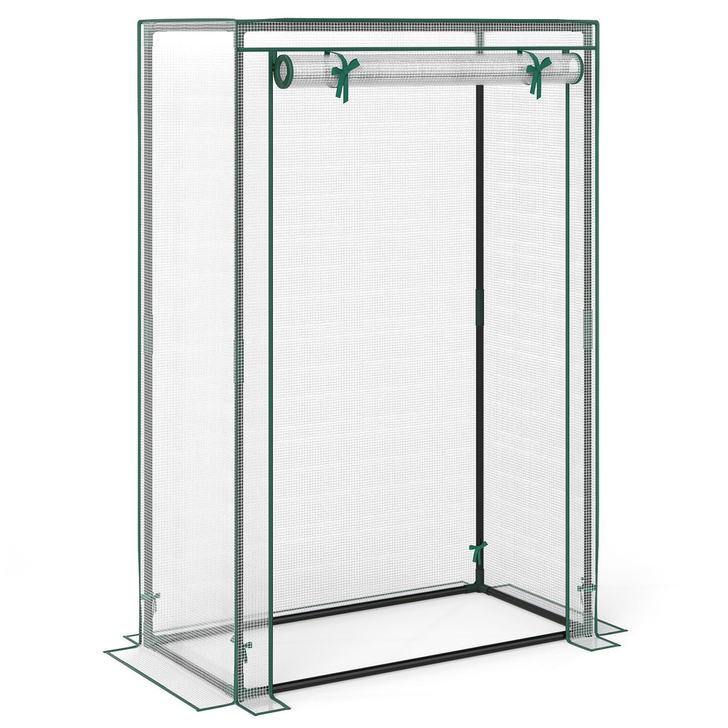 Portable Mini Greenhouse with Roll-Up Zippered Door, view 11
