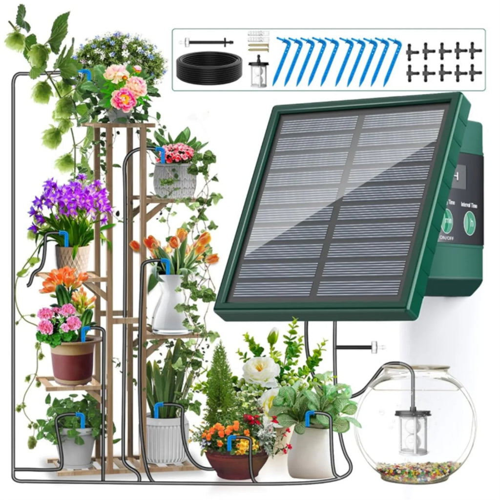 Solar Irrigation System for Garden Balcony Automatic Drip Irrigation System DIY Garden Watering System, view 7