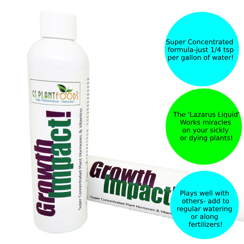 Growth Impact Super Plant Vitamins and Hormones- 8 ounce bottle, view 3