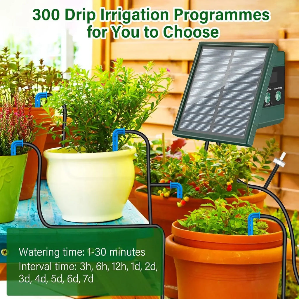 Solar Irrigation System for Garden Balcony Automatic Drip Irrigation System DIY Garden Watering System, view 4