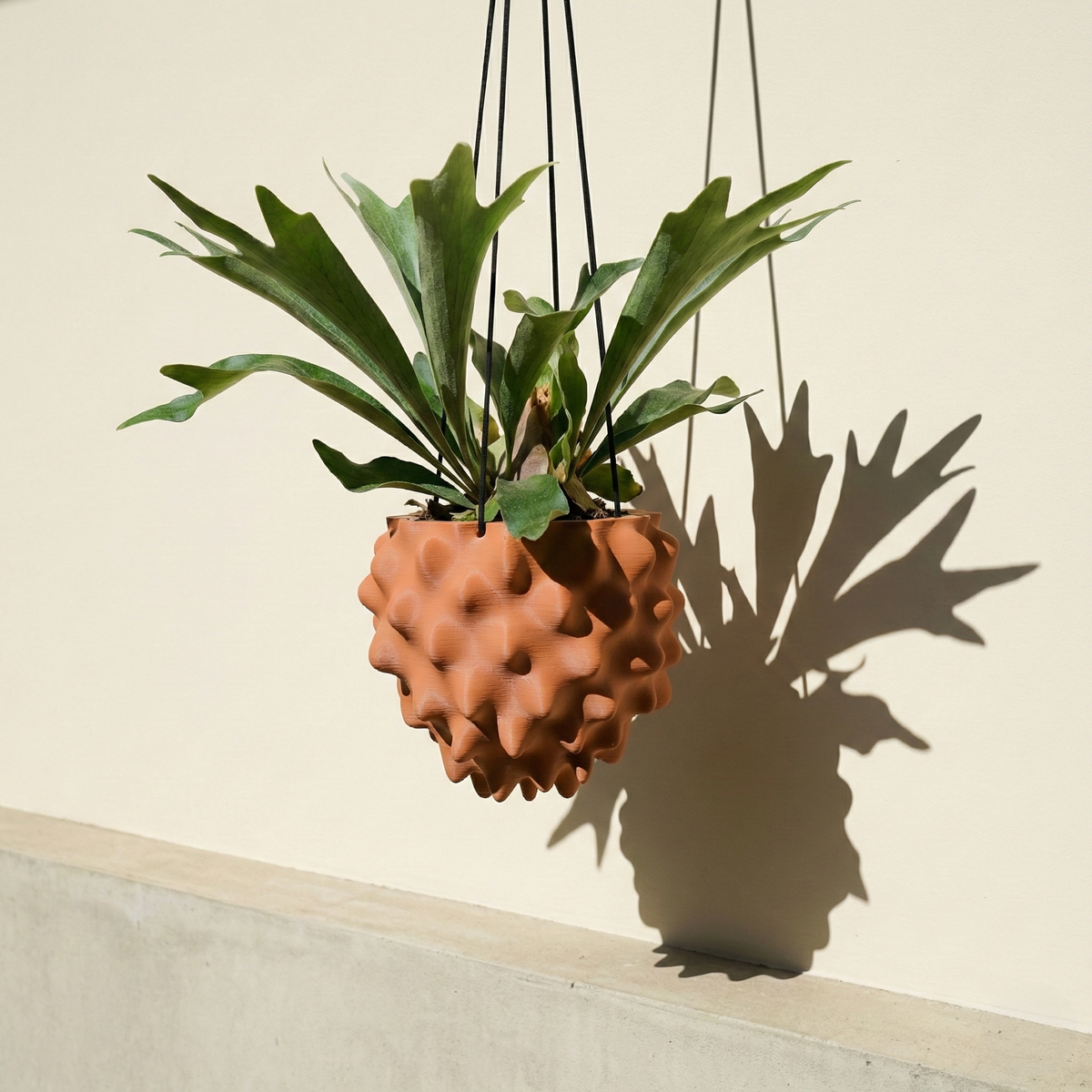 The Creature Orb Hanging Planter Pot With Drainage, view 2