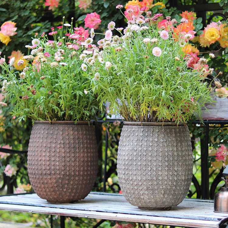 StoneNest Textured Planter, view 5