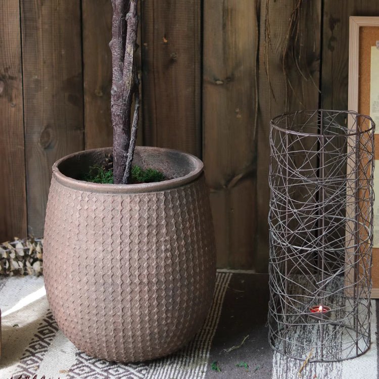 StoneNest Textured Planter, view 8