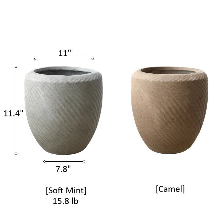 Comtemporary Swirl Planter, view 9