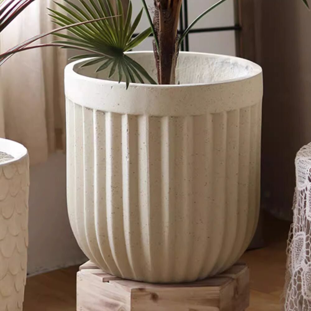 Nordic Vertical Stripe Flower Pot, view 5