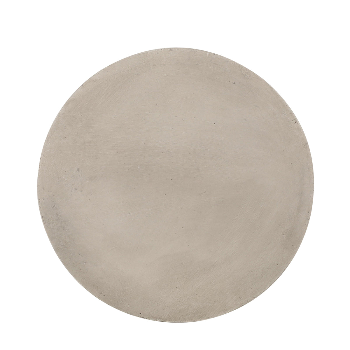 Outdoor Lightweight Concrete Side Table, Light Gray, view 8