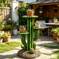 32" resin saguaro cactus plant stand