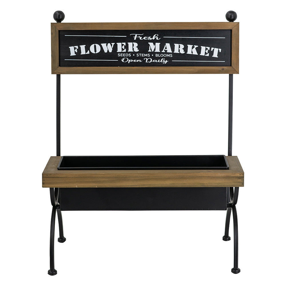 19x11x24" Rustic Planter, view 2