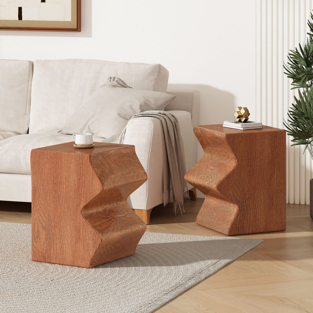 Rectangular Outdoor Indoor Accent Side Table (Set of 2), view 8