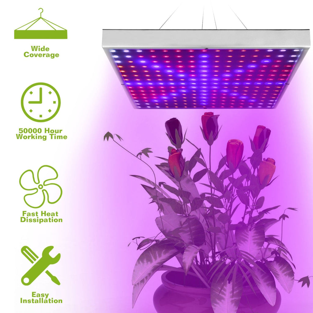 LED Grow Light Full Spectrum Hanging 225 LEDs Plant Grow Lamp Indoor Grow Light for Greenhouse Succulents, view 7