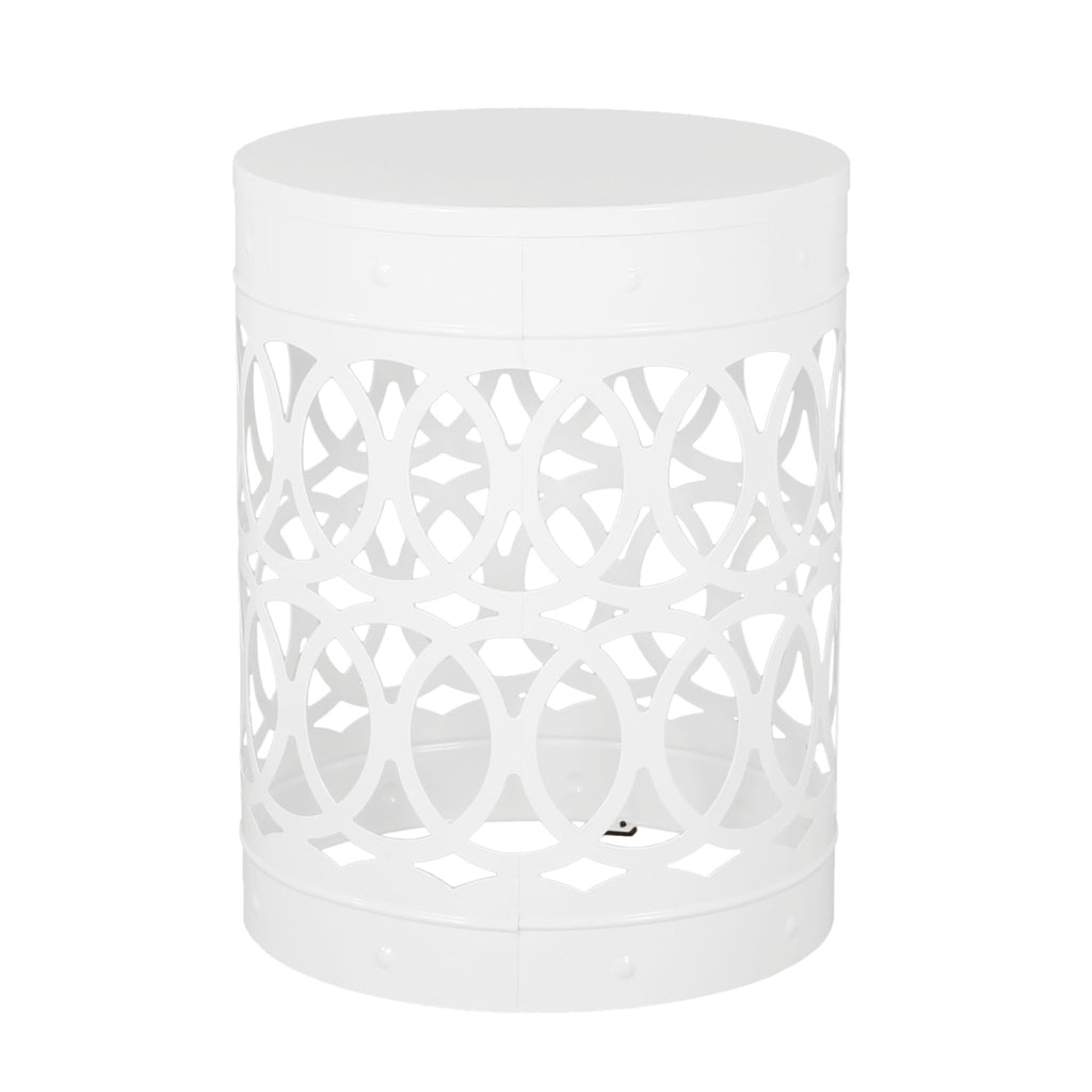 Outdoor Metal Side Table Set of 2