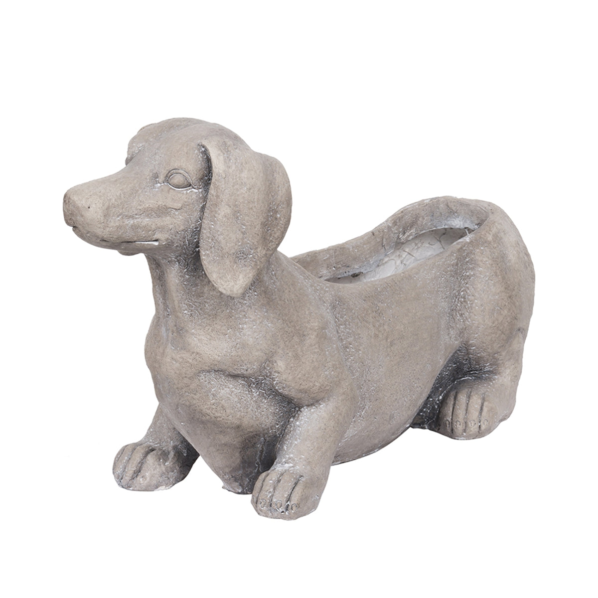 Manon Dog Planter Garden Decor with Durable Magnesium Oxide - Gray, view 2