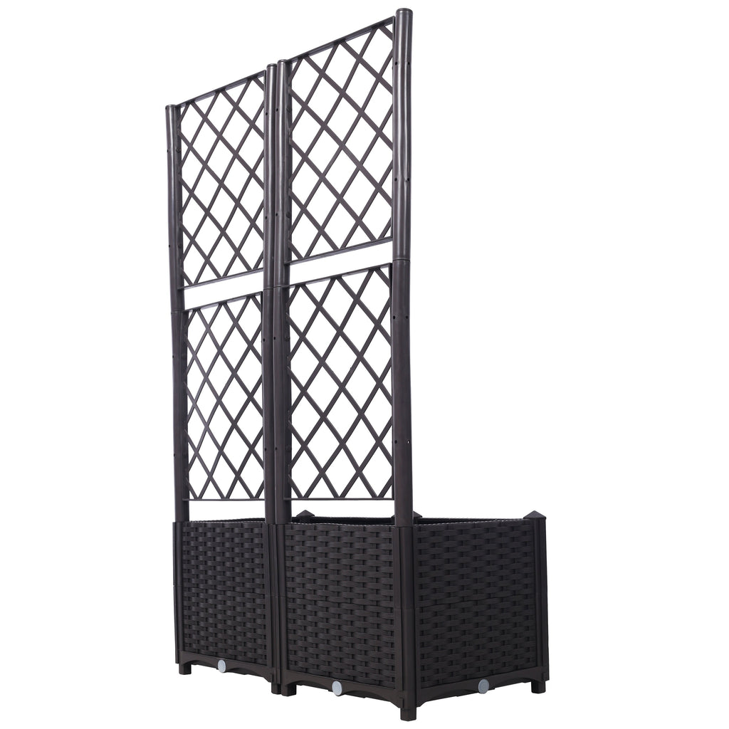 Poly Rattan Garden Planter, view 5