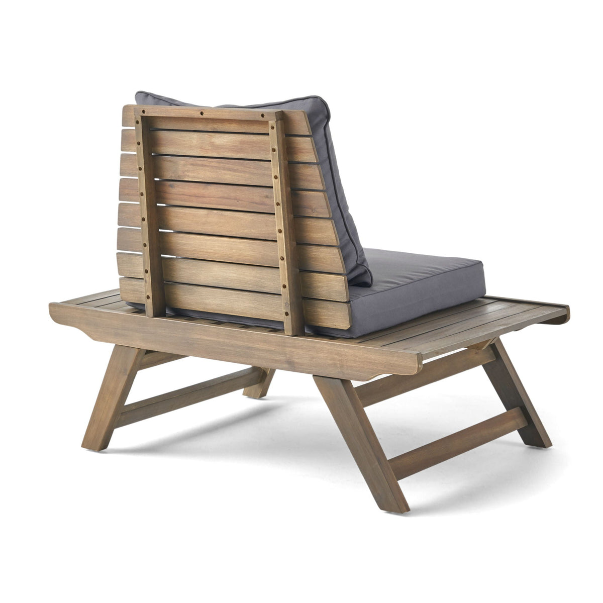Sedona Outdoor Club Chair With Slatted Design, view 14