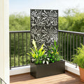 Trellis Planter with Spacious Metal Box and Efficient Drainage, view 2