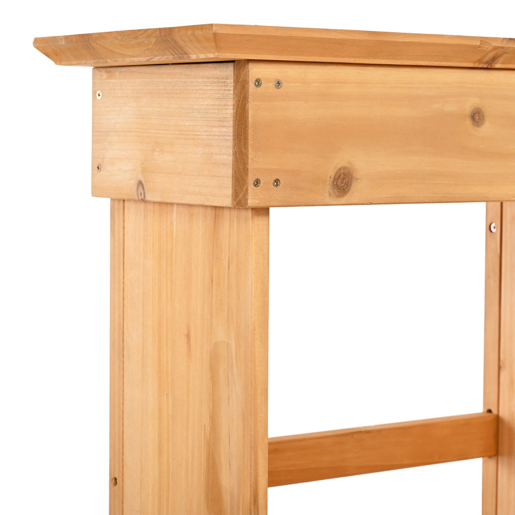 TOPMAX Garden Potting Bench Workstation with Hutch & Storage, view 11