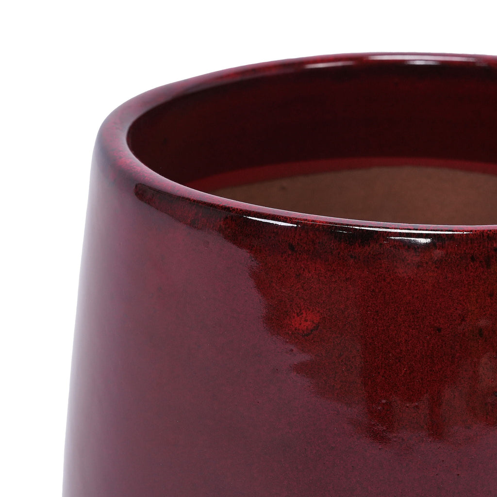 4 Pieces Planter Pot, Indoor Outdoor Flowerpot For Patio, Garden, Or Windowsills - Bean Paste Red, view 12