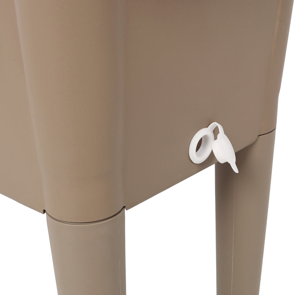 2-Pack Raised Garden Beds with Greenhouse Lids & Removable Legs, view 9