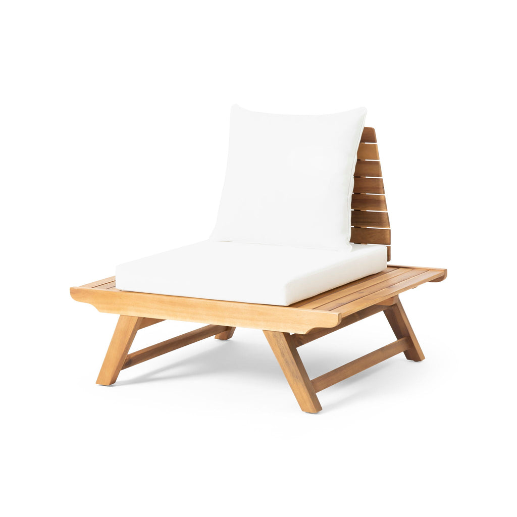 Sedona Outdoor Club Chair With Slatted Design, view 15