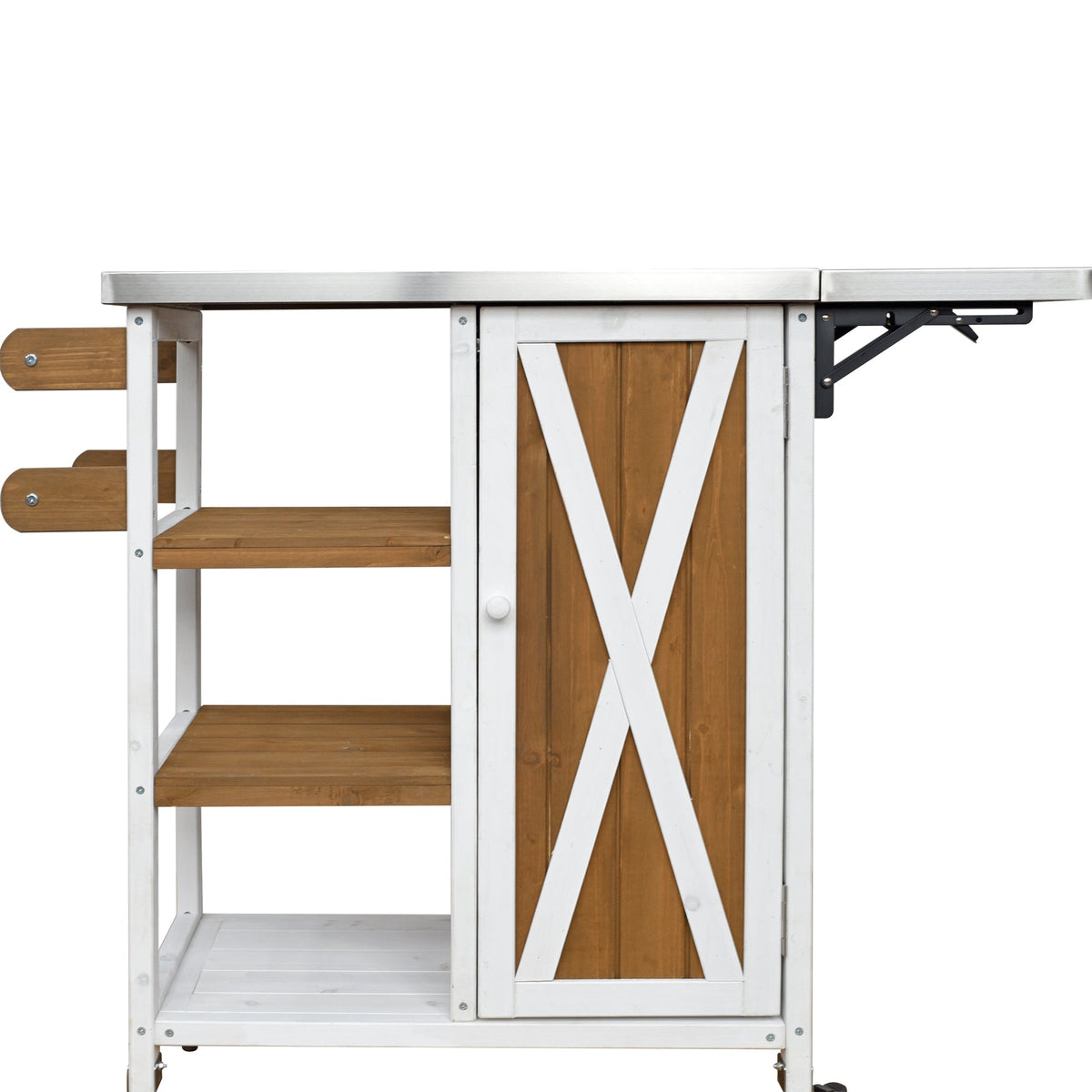 Foldable Outdoor Kitchen Island Patio Prep Station, view 5