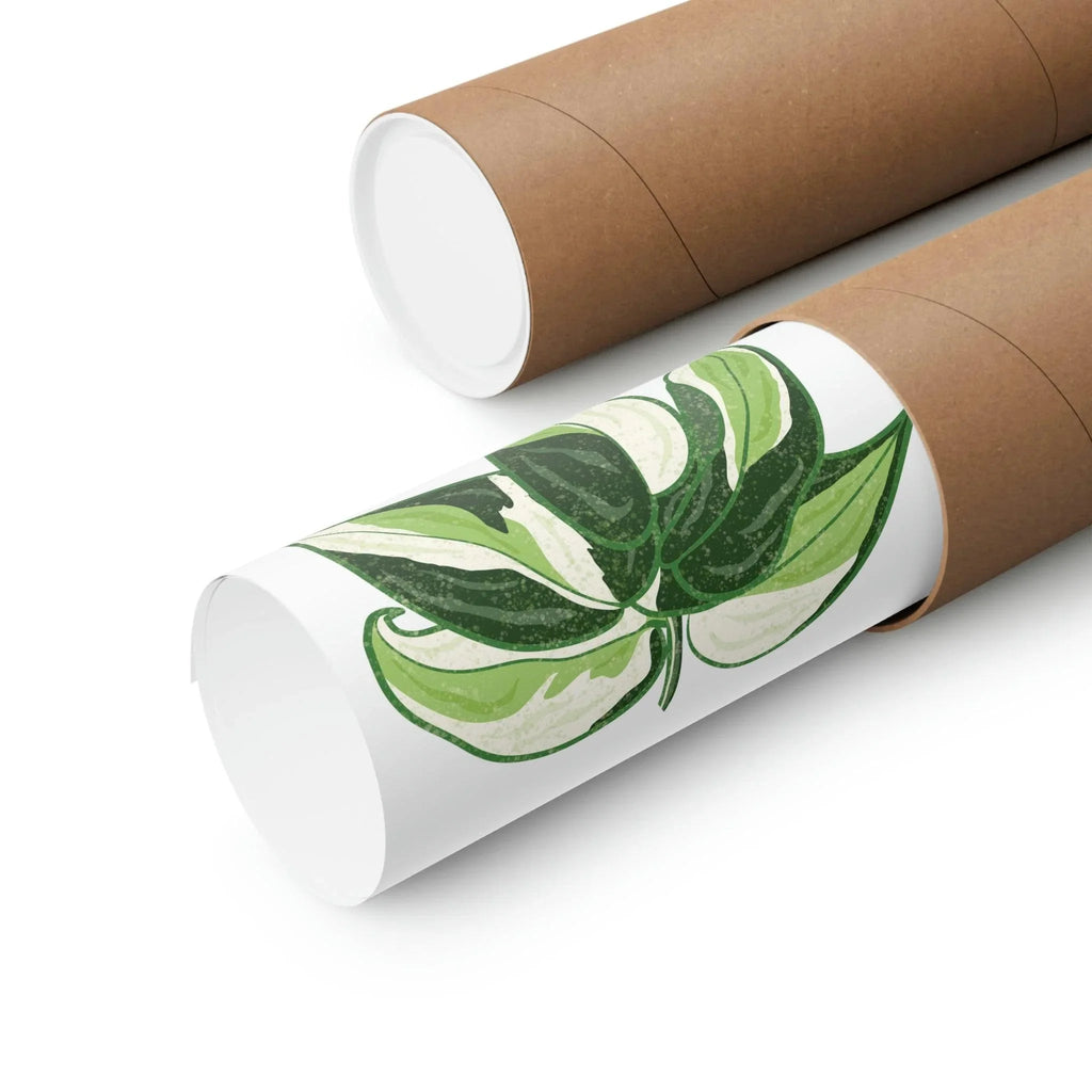 Philodendron Cream Splash Botanical Print – Unframed Wall Art, view 3