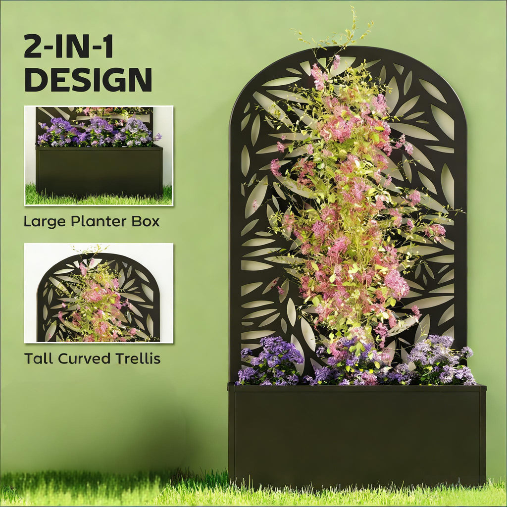 Curved Raised Garden Bed, Generous Planter Box, Versatile Garden Box, view 4