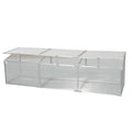 Polycarbonate Cold Frame Greenhouse with Openable Top - Silver