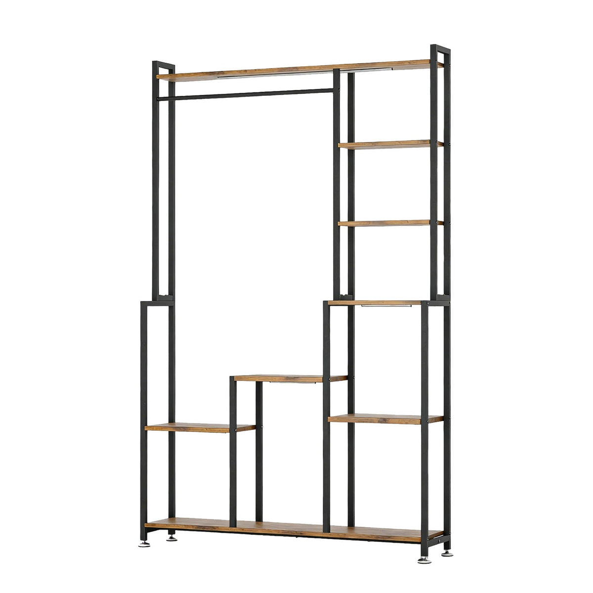 Large 8-tier indoor plant stand with grow light, view 7
