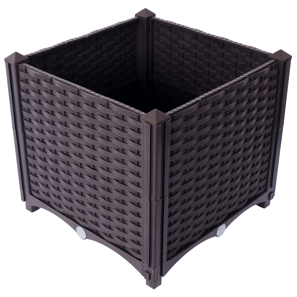 Self-Watering Deep Raised Garden Bed Planter Box - Polypropylene, view 5