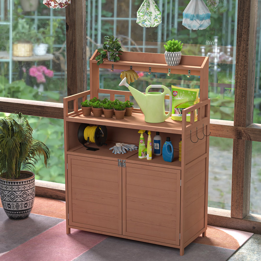 Potting Bench Outdoor Gardening Table, view 3