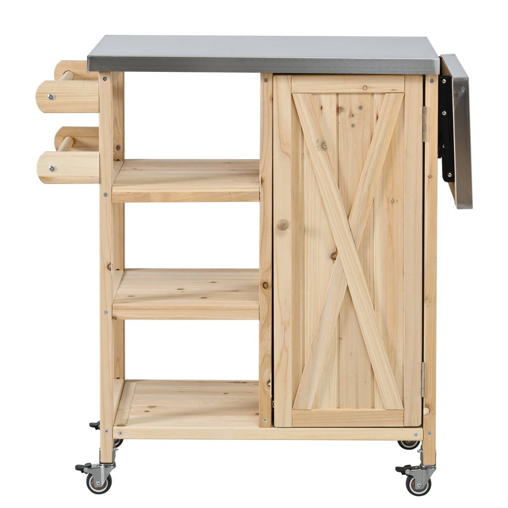 Foldable Outdoor Kitchen Island Patio Kitchen Island, view 4