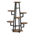 7-tier high-low corner plant shelf, view 2