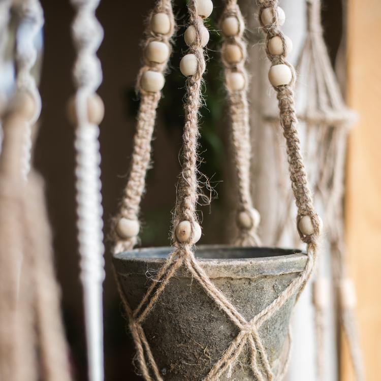 Cotton Hemp Rope Planter Hanger, view 10