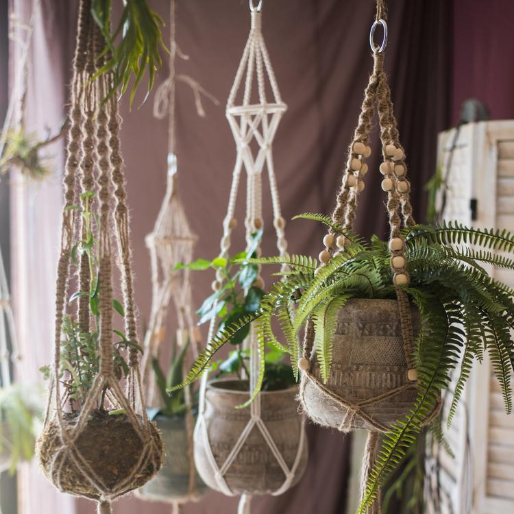 Cotton Hemp Rope Planter Hanger, view 5