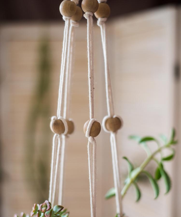 Cotton Hemp Rope Planter Hanger, view 7